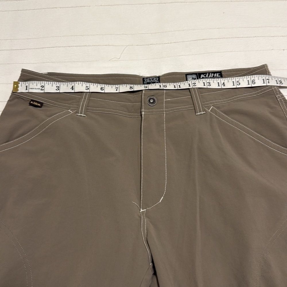 Men's Kuhl Renegade Dark Kahki Pants 34X32 - Picture 6 of 7